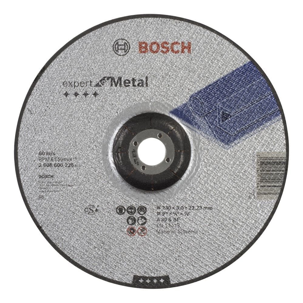 Bosch – 230*3,0 mm Expert Serisi Bombeli Metal Kesme Diski (Taş)