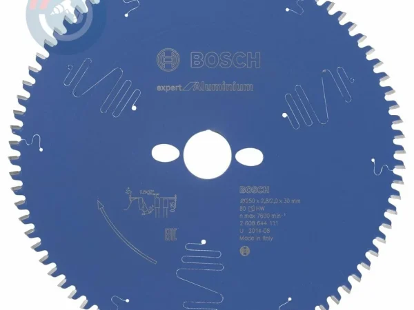 Bosch – Expert Serisi Alüminyum için Daire Testere Bıçağı 250*30 mm 80 Diş