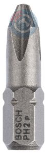 Bosch - Extra Hard Serisi Vidalama Ucu PH2*25 mm 10'lu