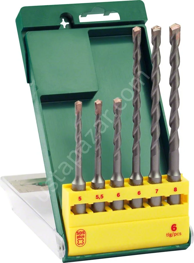 Bosch – SDS-Plus Kırıcı Delici Matkap Ucu Seti 6 Parça (5/5,5/6x110mm 6/7/8x160mm) 2607019448