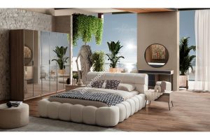 İnegöl Mobilya Ceviz Yatak Odası Takımı