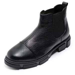 Büyük Numara Deri Erkek Chelse Bot Ck1284 siyah