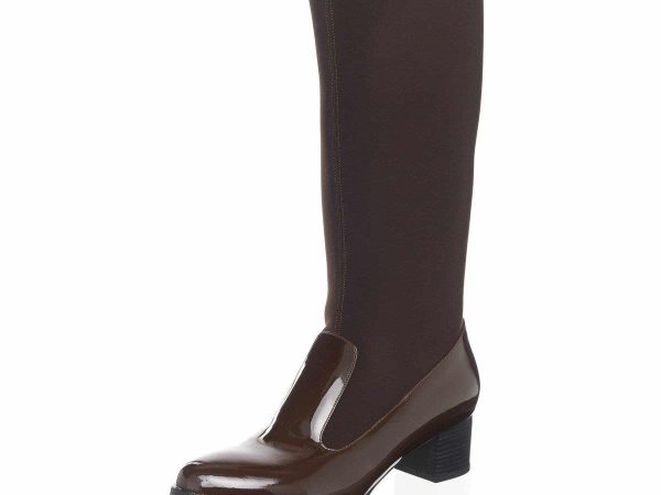 Büyük Numara Kadın ÇİZME K163 Kahve