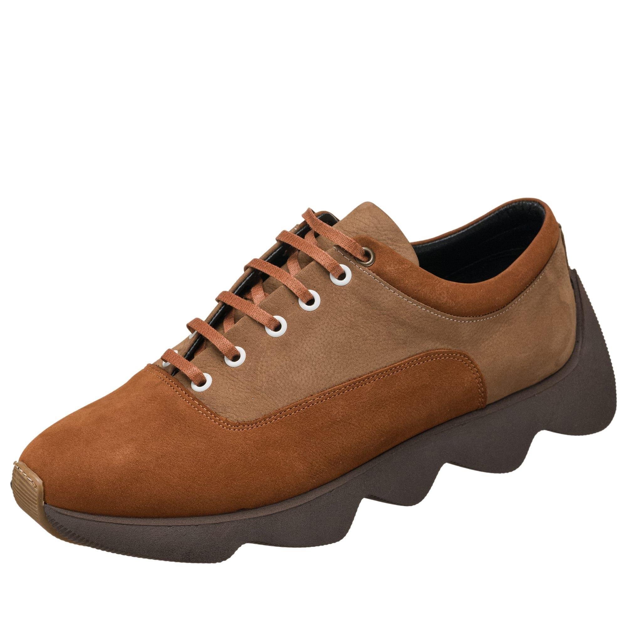 Büyük Numara Deri Günlük Erlkek Ayakkabı – 23 NİSAN Tarçın