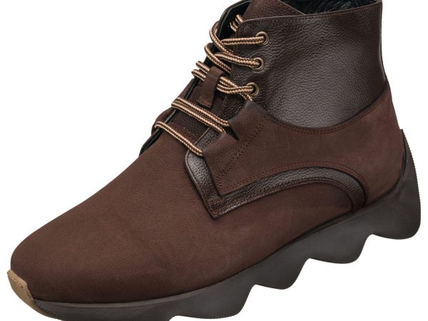 Büyük Numara Erkek Deri Bot – ST2002 Kahve