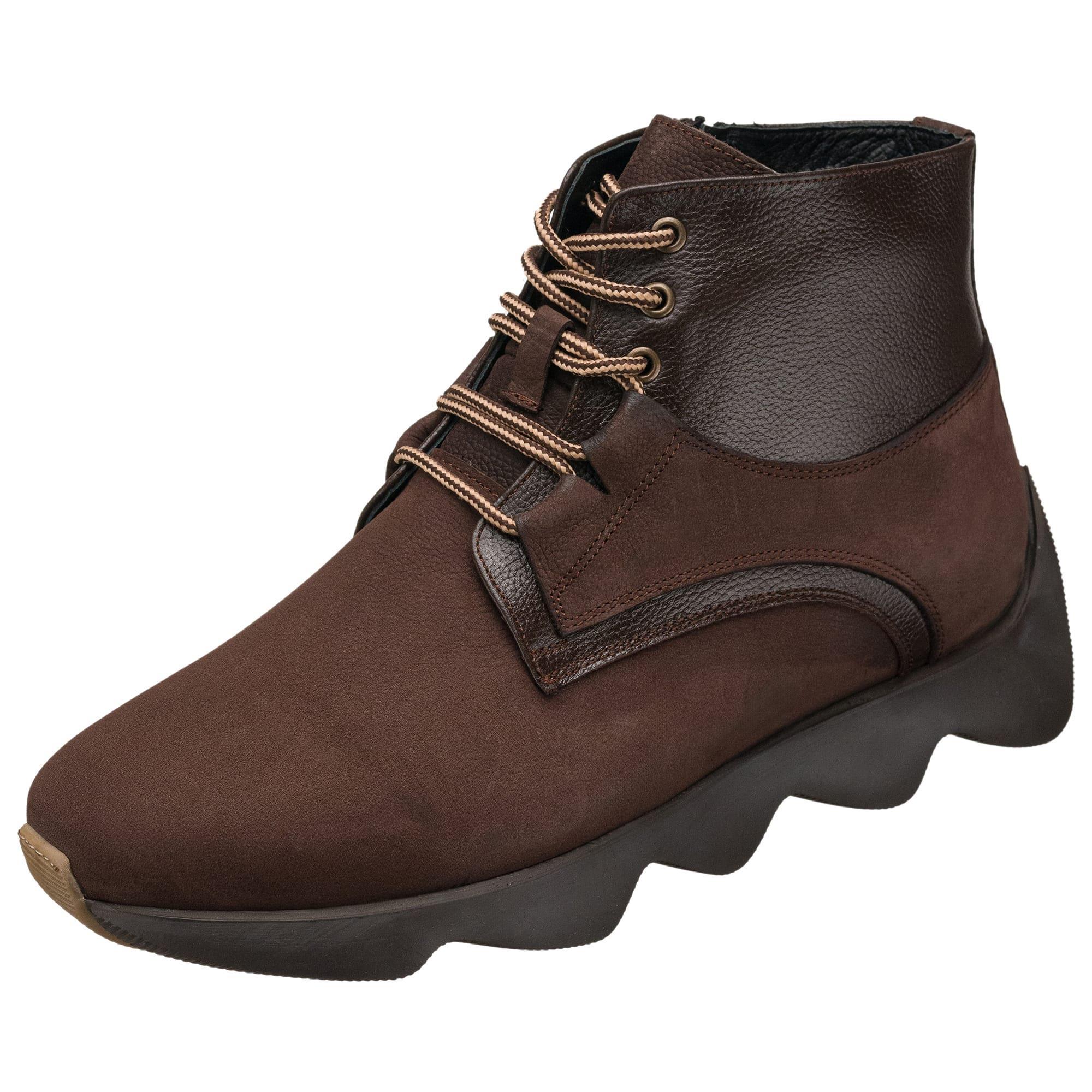 Büyük Numara Erkek Deri Bot – ST2002 Kahve