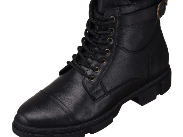Büyük Numara Erkek Deri Bot TR703 Siyah