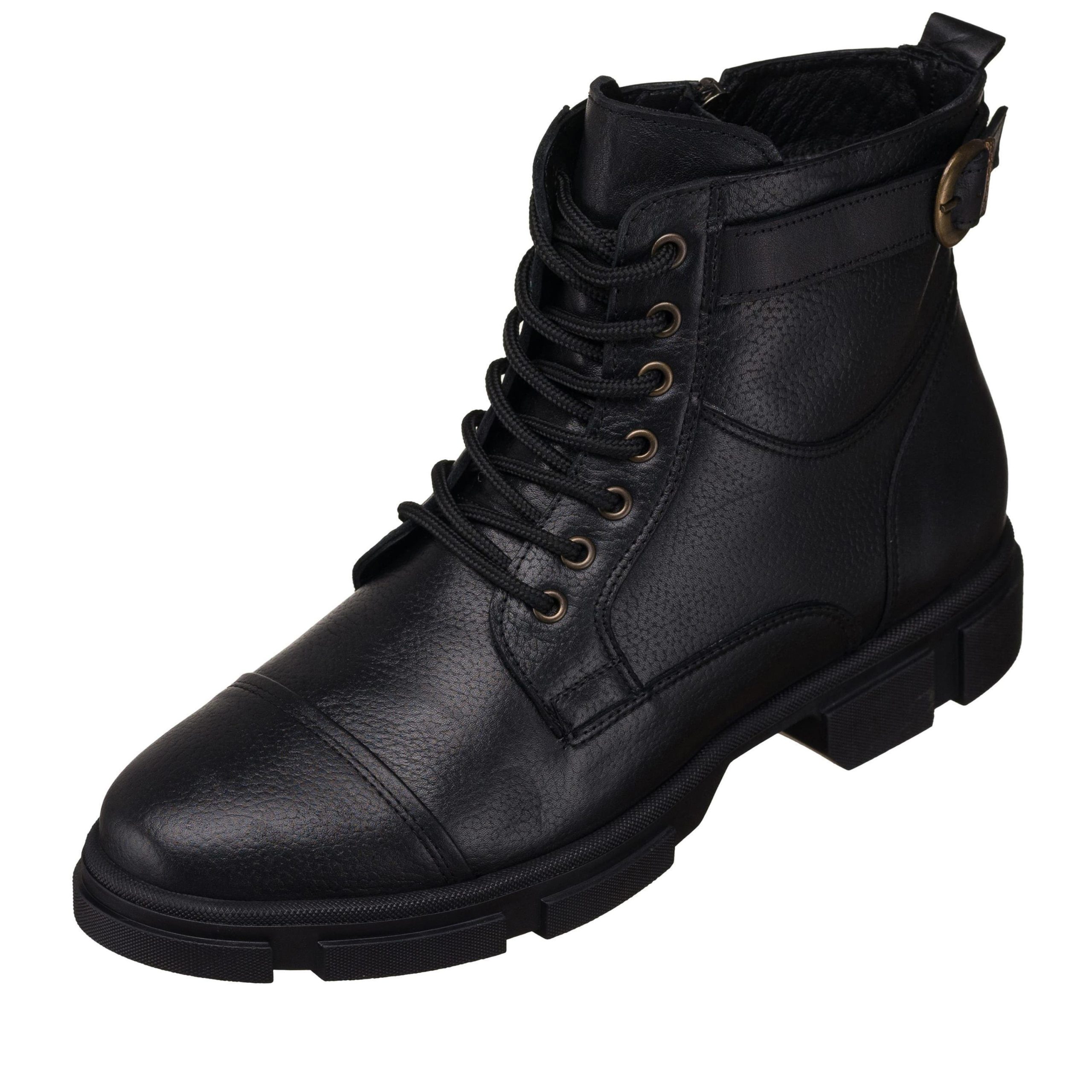 Büyük Numara Erkek Deri Bot TR703 Siyah