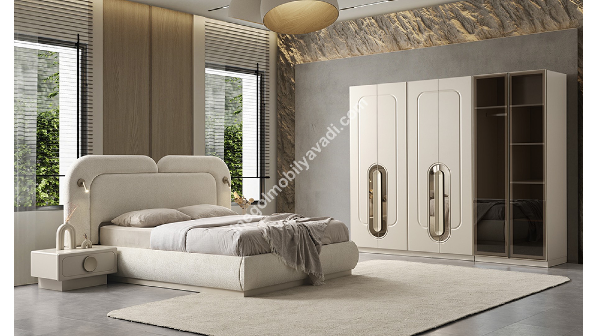 İnegöl Mobilya Loft Yatak Odası Takımı