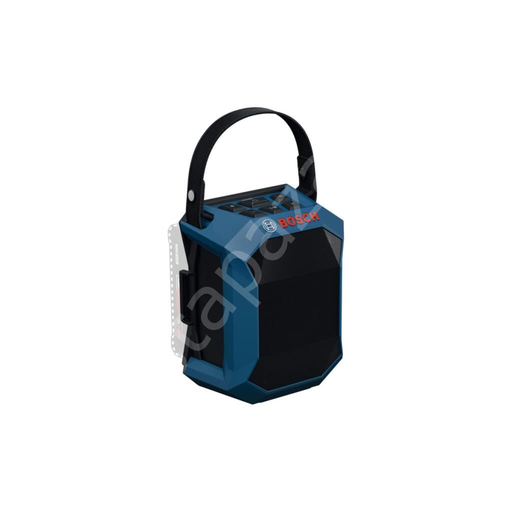 Bosch Professional GPB 18V-1 C Bluetooth Şantiye Hoparlörü (18V – IP54 – USB Şarj) Solo – 06014A7000